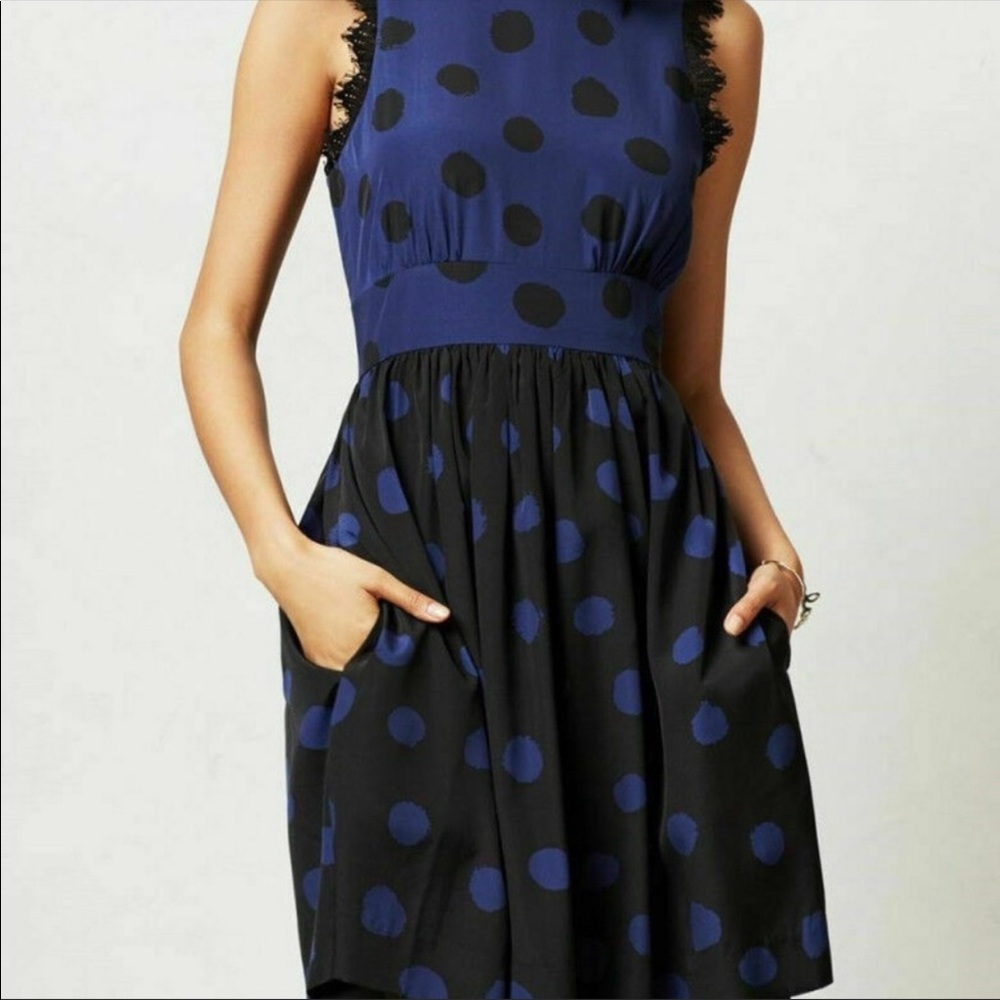 NWT Corey Lynn Calter Polka Dot Dress - Picture 3 of 14